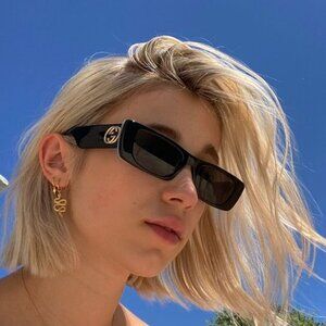 🕶️ New Gucci GG0516S 001 Sunglasses - Black Frame, Grey Lenses